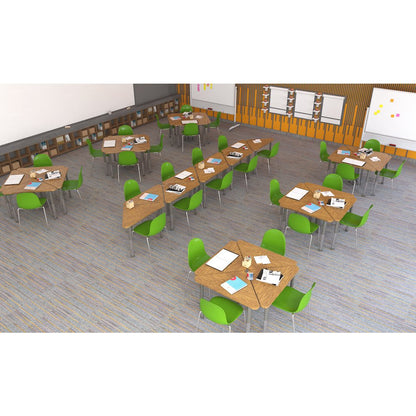 Deluxe High Pressure Collaborative Desk with Casters 41x23"