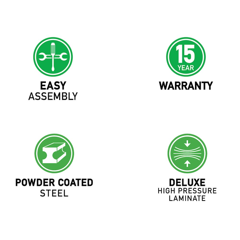 Markerboard-Dry Erase  Deluxe High Pressure TopActivity Tables 36x72"