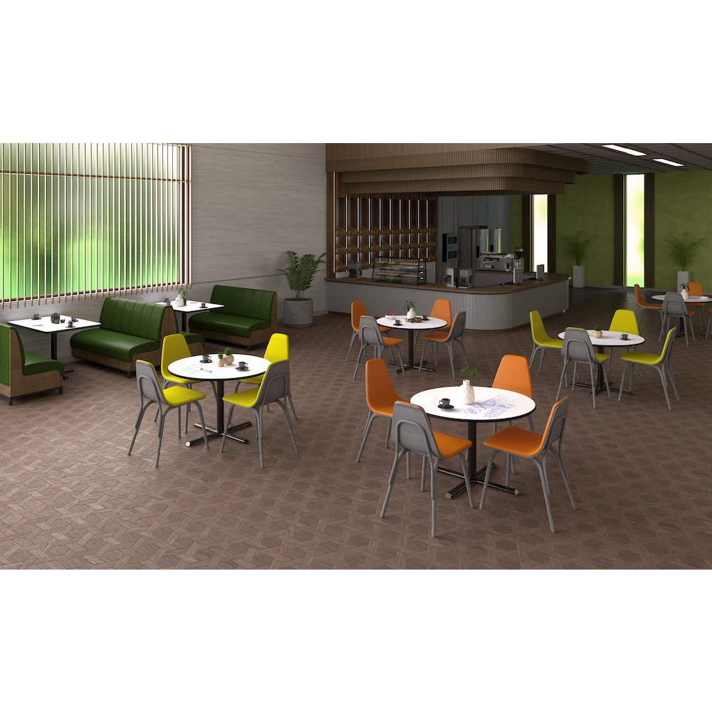 Table Height Deluxe High-Pressure Café and Breakroom Table 36x36"