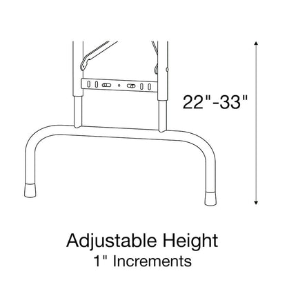 Adjustable Height Solid High-Pressure Plywood Core Folding Tables 36x72"