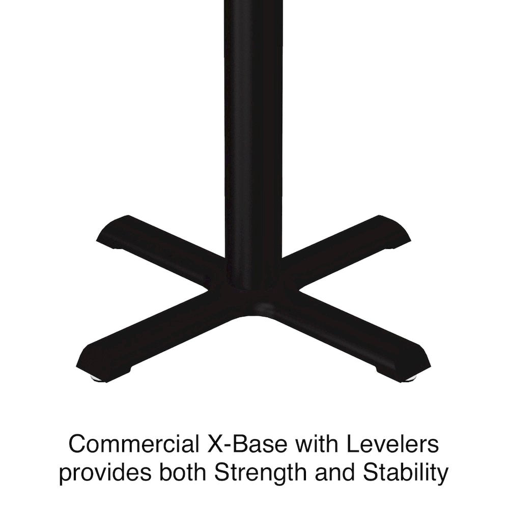 Bar Stool/Standing Height Deluxe High-Pressure Café and Breakroom Table 42x42