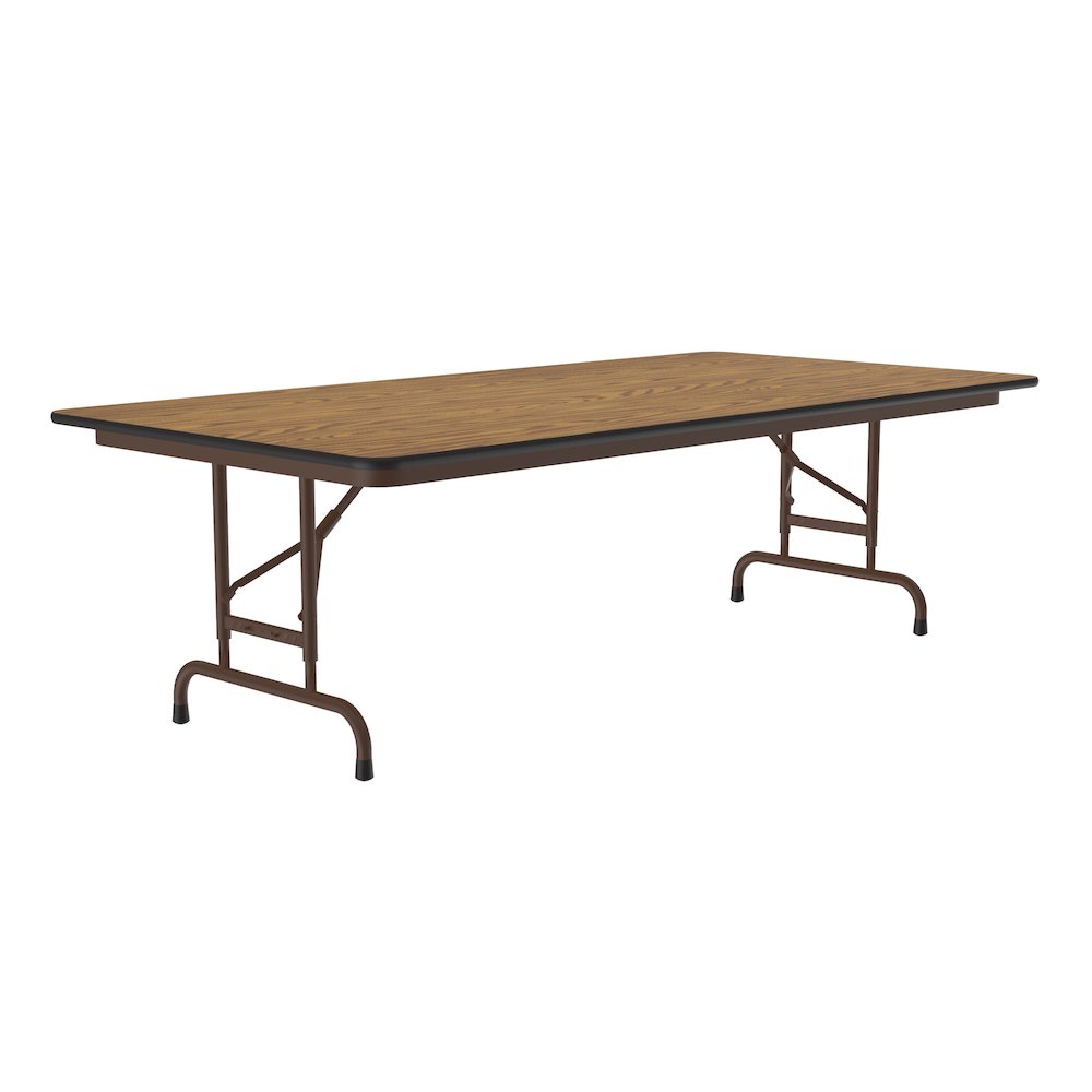 Adjustable Height Solid High-Pressure Plywood Core Folding Tables 36x72"