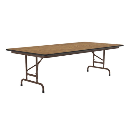 Adjustable Height Solid High-Pressure Plywood Core Folding Tables 36x72"