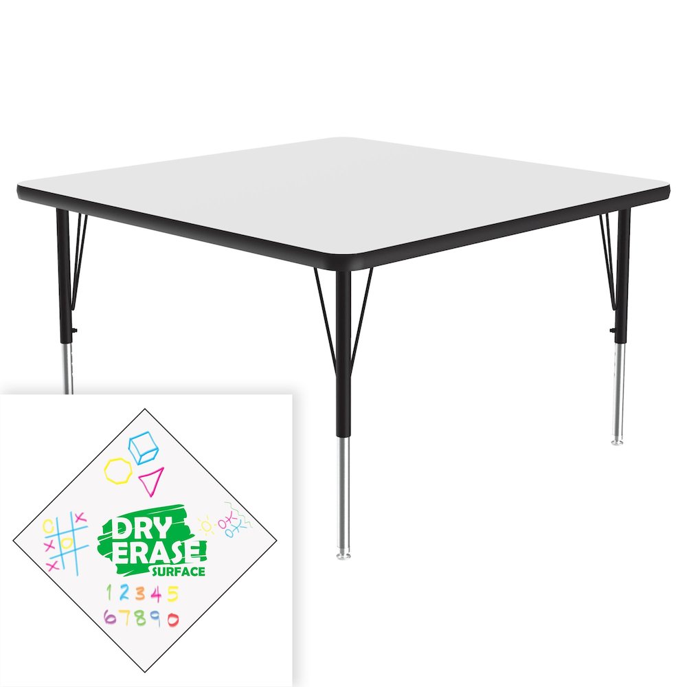 Markerboard-Dry Erase  Deluxe High Pressure TopActivity Tables 48x48"