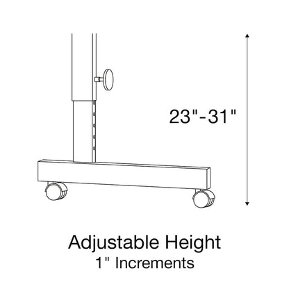 Markerboard-Dry EraseDeluxe High Pressure Top Flip Top Table 24x72"