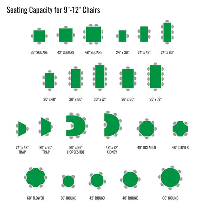 Deluxe High-Pressure Top Activity Tables 30x48"