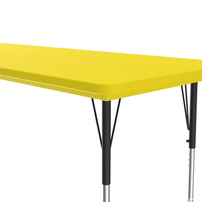 Commercial Blow-Molded Plastic Top Activity Tables 30x60"