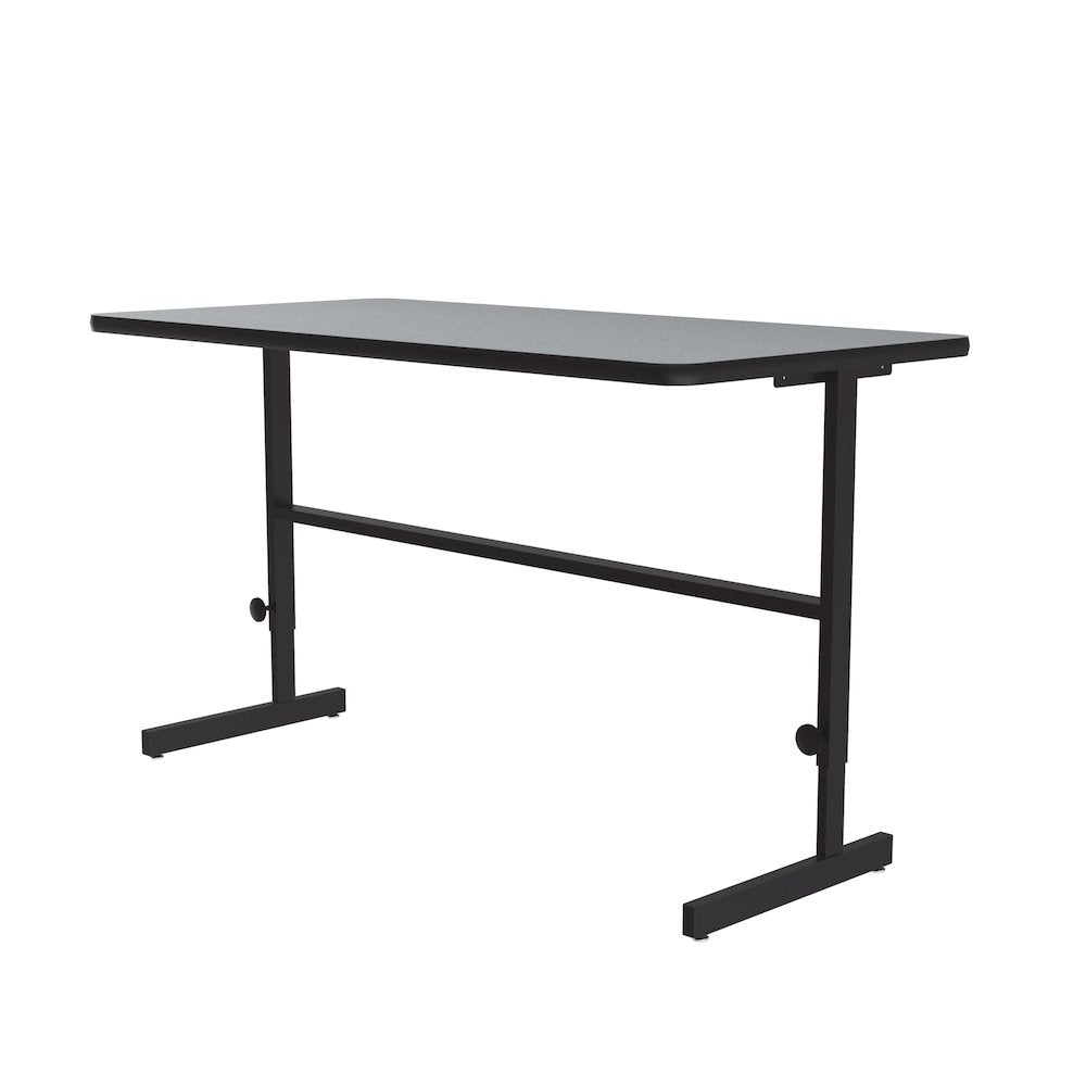High-Pressure Laminate Top Adjustable Standing  Height Work Station 30x60
