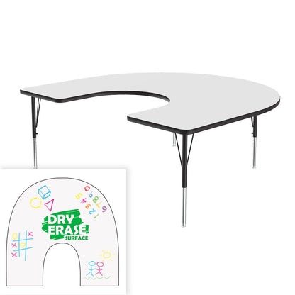 Markerboard-Dry Erase  Deluxe High Pressure TopActivity Tables 60x66"