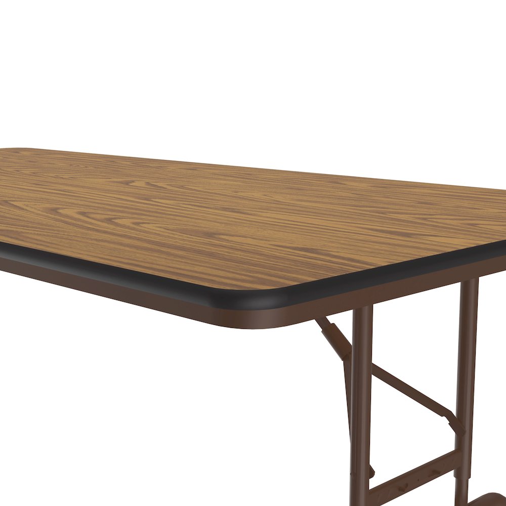 Adjustable Height Solid High-Pressure Plywood Core Folding Tables 36x72"