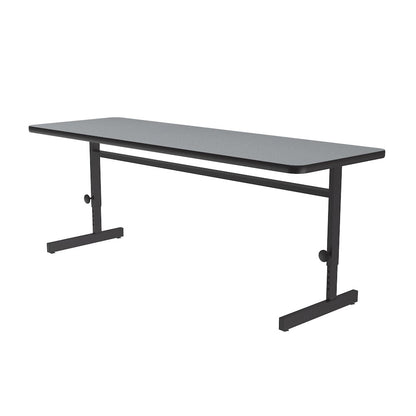 Adjustable Height Deluxe High-Pressure Top Computer/Student Desks  24x60"