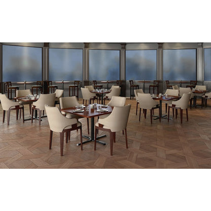 Bar Stool/Standing Height Deluxe High-Pressure Café and Breakroom Table 24x24