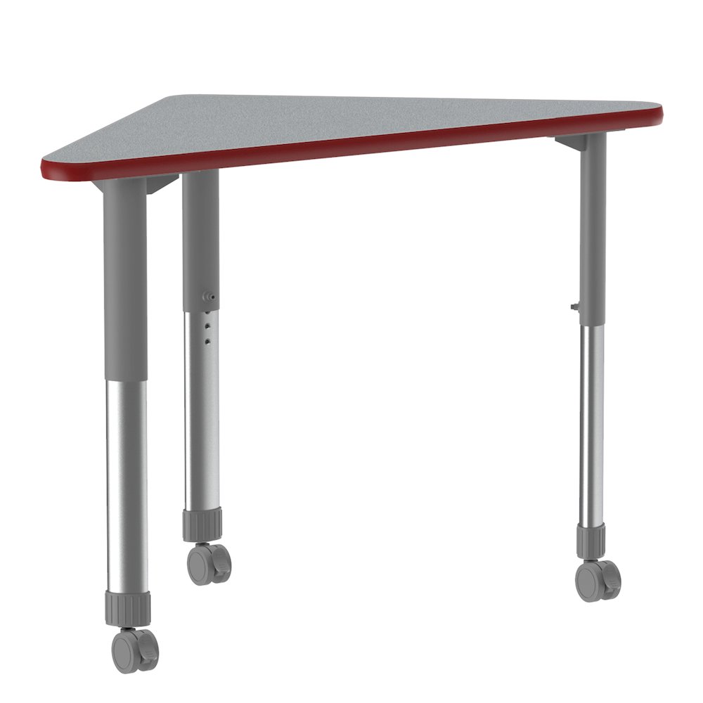 Commercial Lamiante Top Collaborative Desk with Casters 41x23"