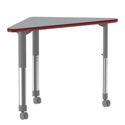Commercial Lamiante Top Collaborative Desk with Casters 41x23"