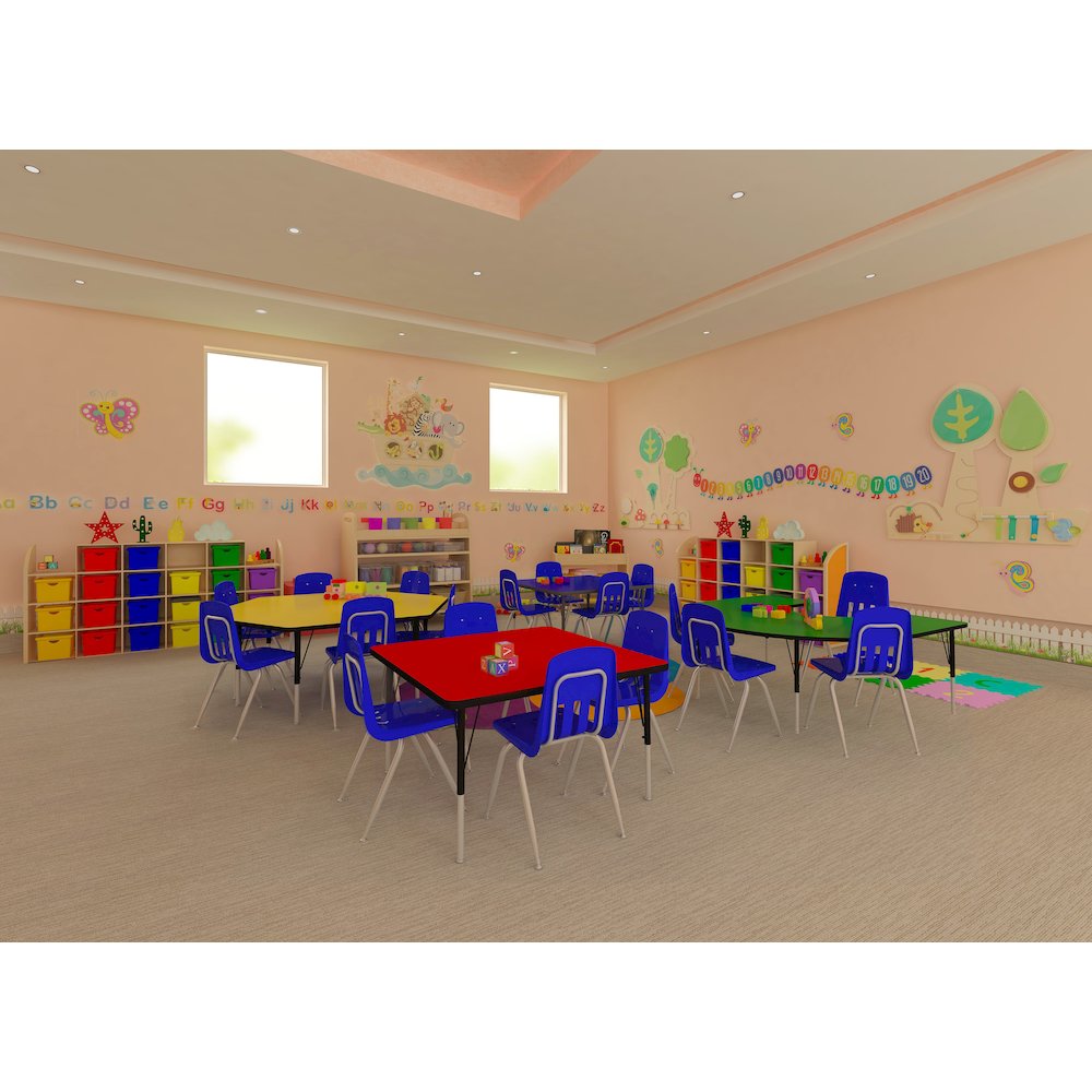 Deluxe High-Pressure Top Activity Tables 36x36"