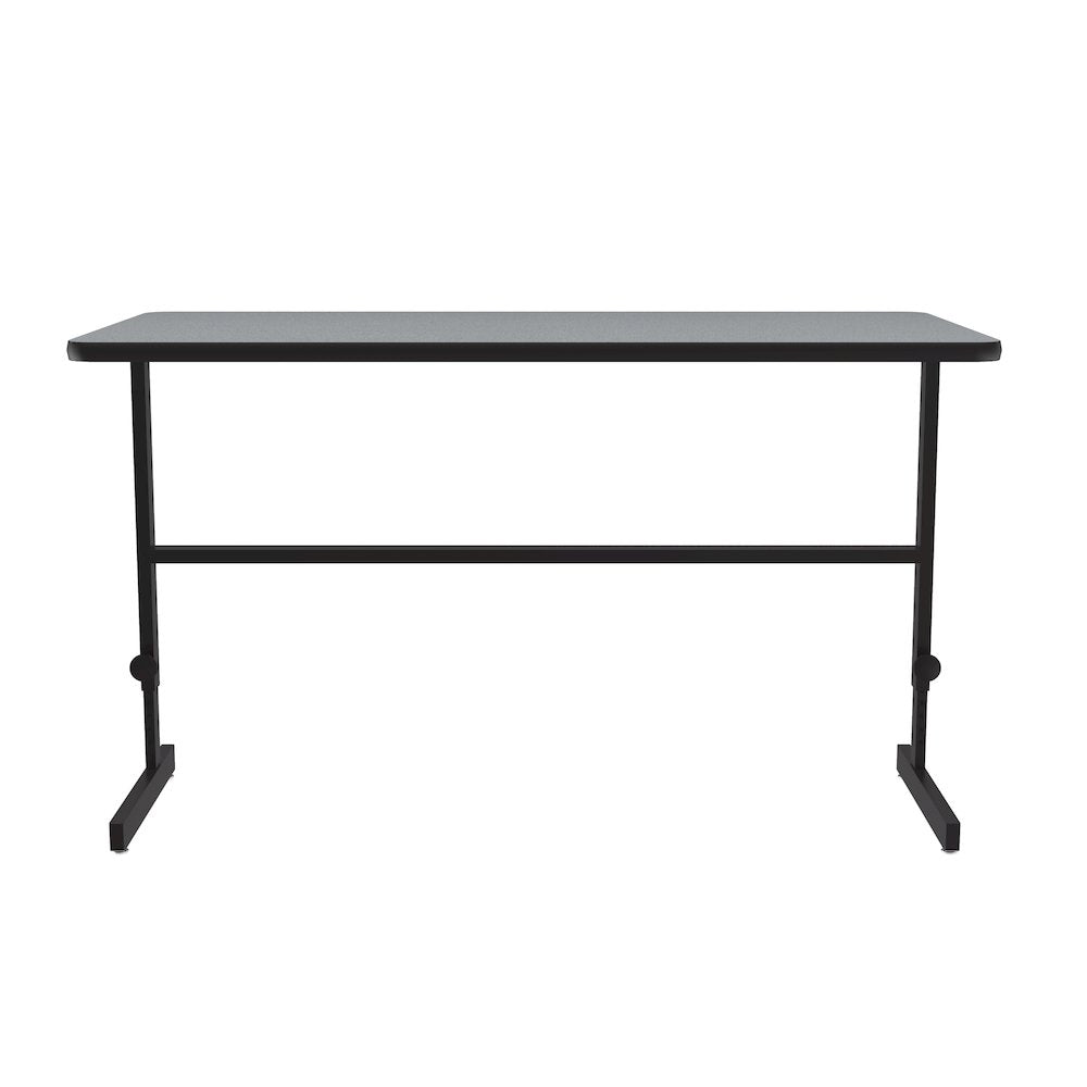 High-Pressure Laminate Top Adjustable Standing  Height Work Station 30x60
