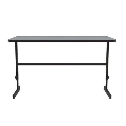 High-Pressure Laminate Top Adjustable Standing  Height Work Station 30x60