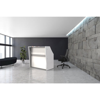 Straight Reception Station, White