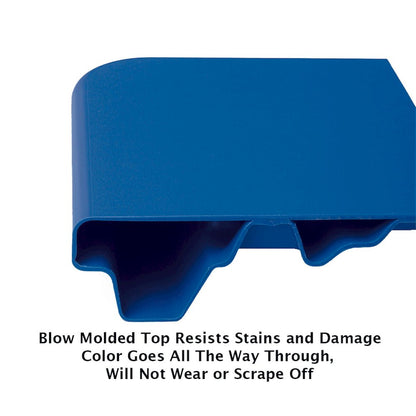 Commercial Blow-Molded Plastic Top Activity Tables 30x72"