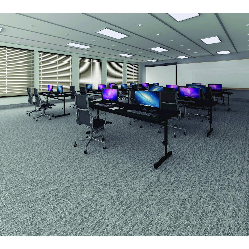 Desk Height Deluxe HIgh-Pressure Top Trapezoid Computer/Student Desks 30x60"