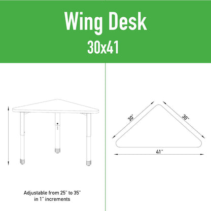 Deluxe High Pressure Collaborative Desk 41x23