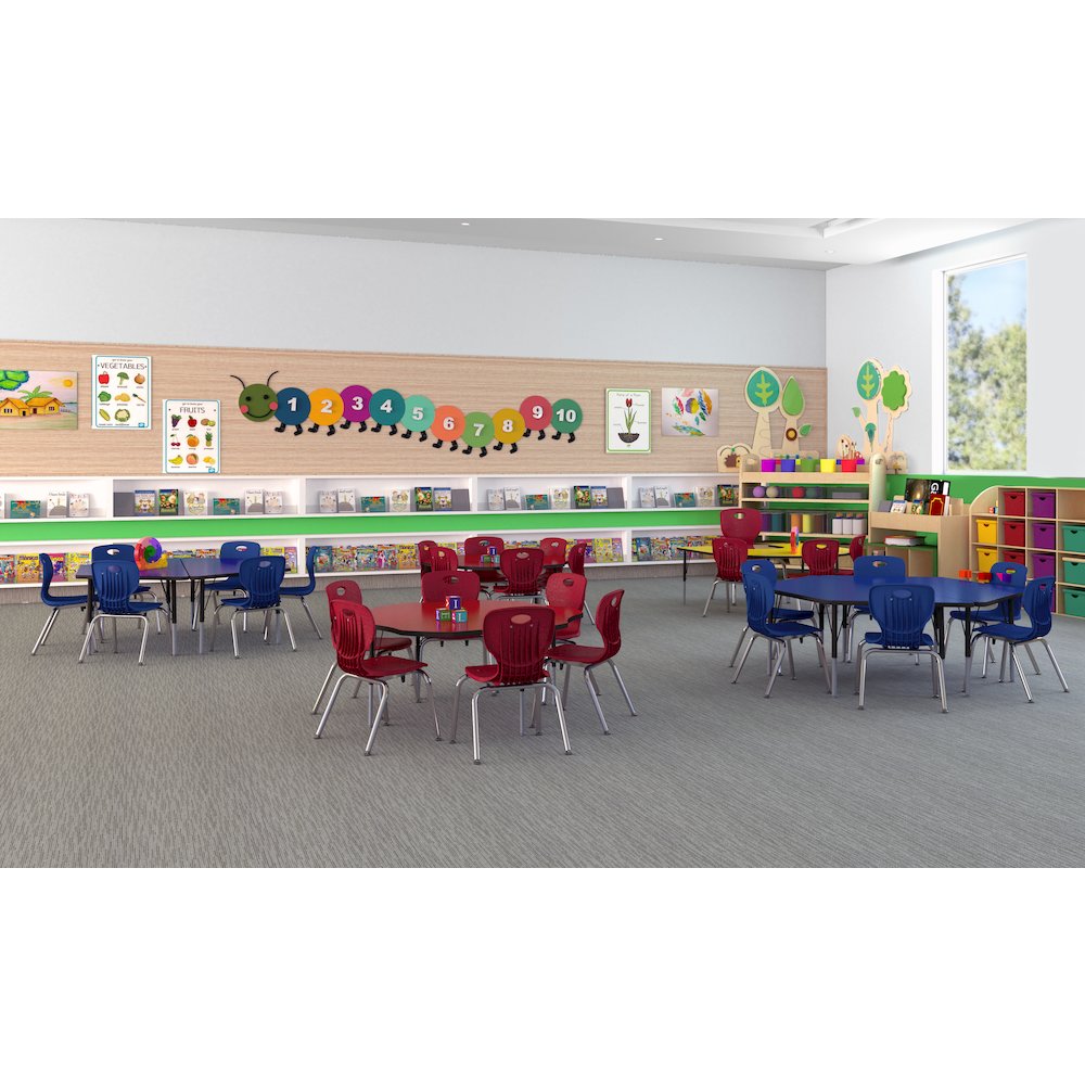 Deluxe High-Pressure Top Activity Tables 42x42"