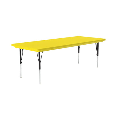 Commercial Blow-Molded Plastic Top Activity Tables 30x60"