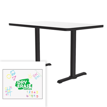 Markerboard-Dry Erase Table Height Café and Breakroom Table 30x48