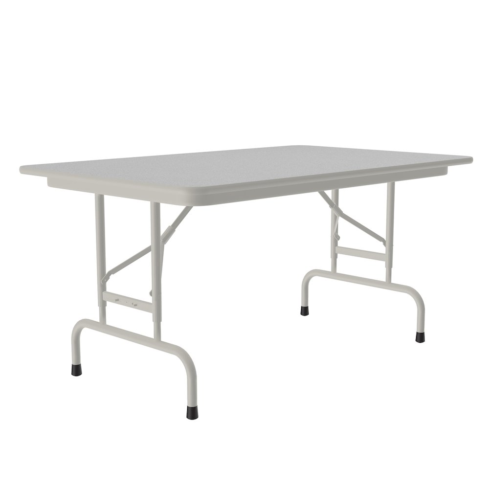 Adjustable Height Econoline Melamine Top Folding Table 30x48"