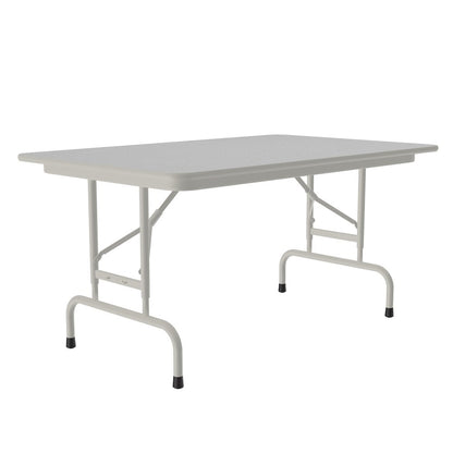 Adjustable Height Econoline Melamine Top Folding Table 30x48"