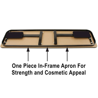 Deluxe High-Pressure Folding Seminar Table with Panel Leg 18x96"