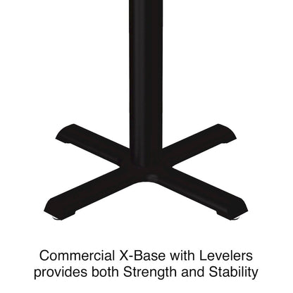 Table Height Deluxe High-Pressure Café and Breakroom Table 48x48"