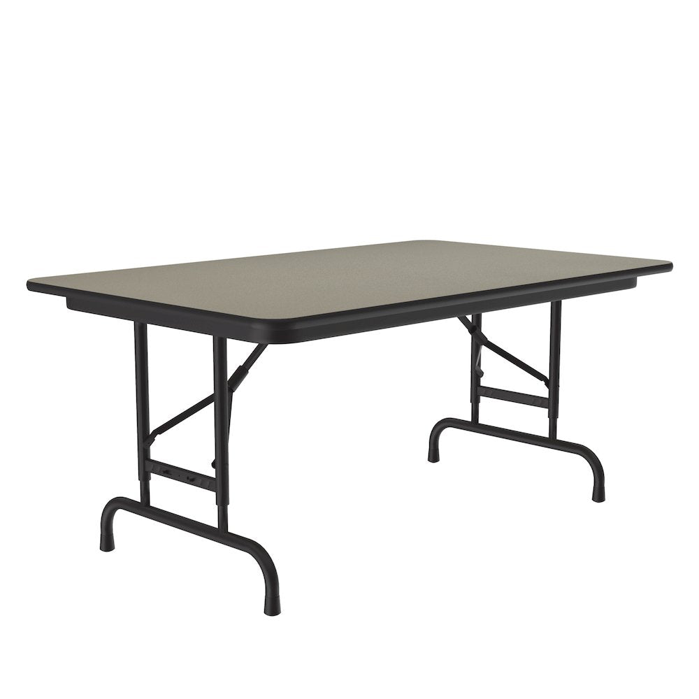 Adjustable Height High Pressure Top Folding Table 30x48"