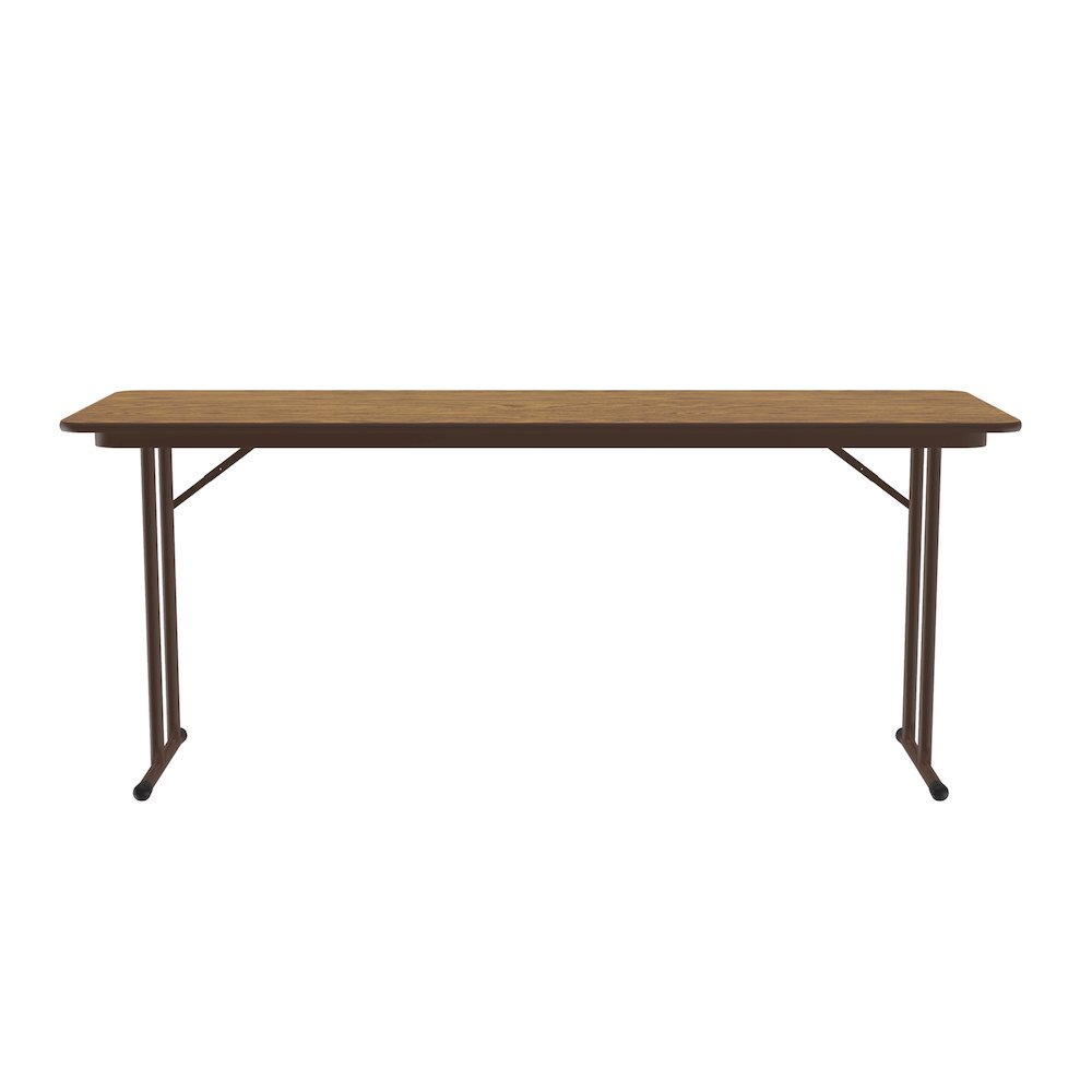 Deluxe High-Pressure Folding Seminar Table with Off-Set Leg 24x96"