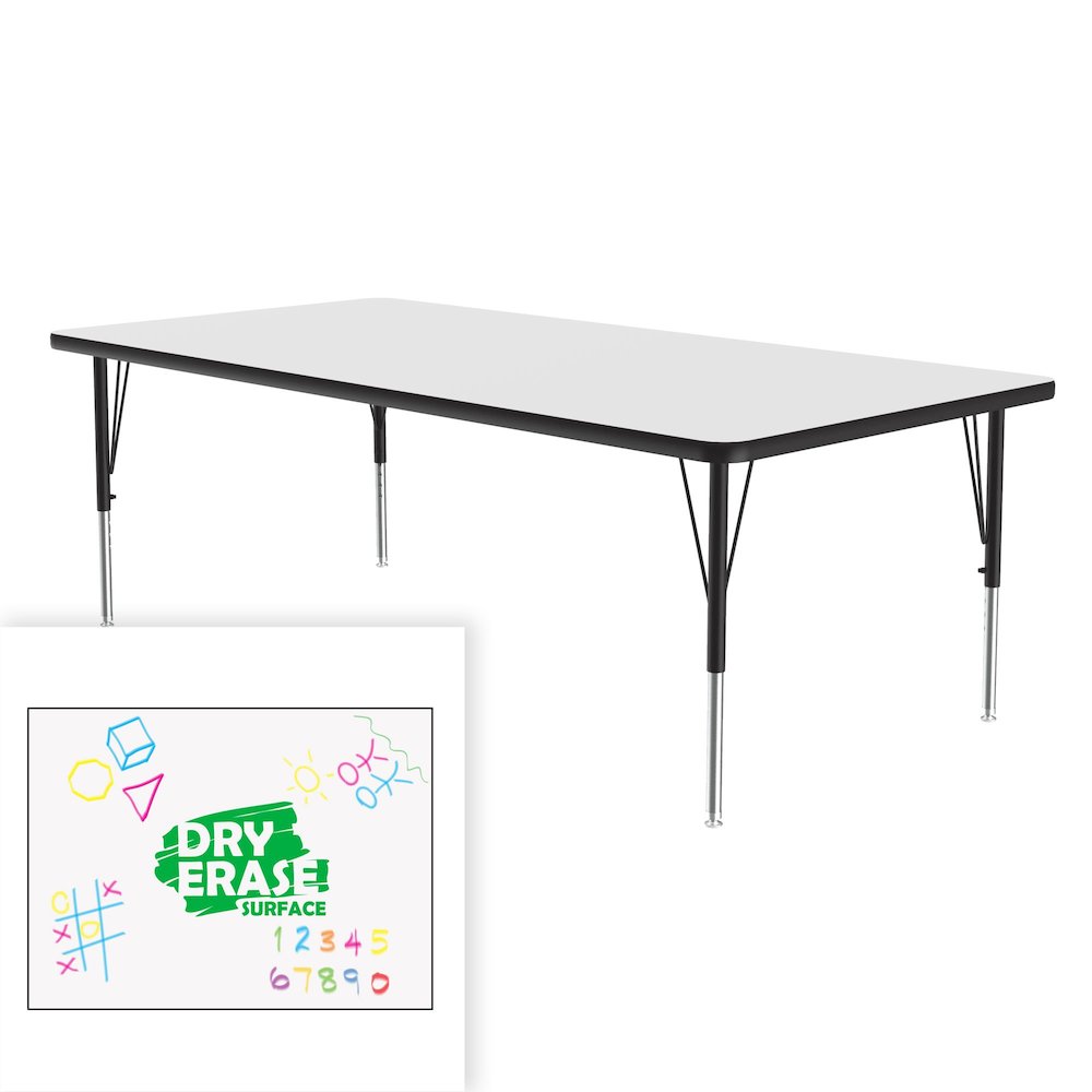 Markerboard-Dry Erase  Deluxe High Pressure TopActivity Tables 36x72"
