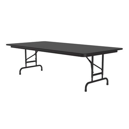 Adjustable Height Thermal Fused Laminate Top Folding Table 36x72"