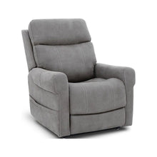 Gray Power Recliner with Heat, Lumbar Support, and Power Headrest