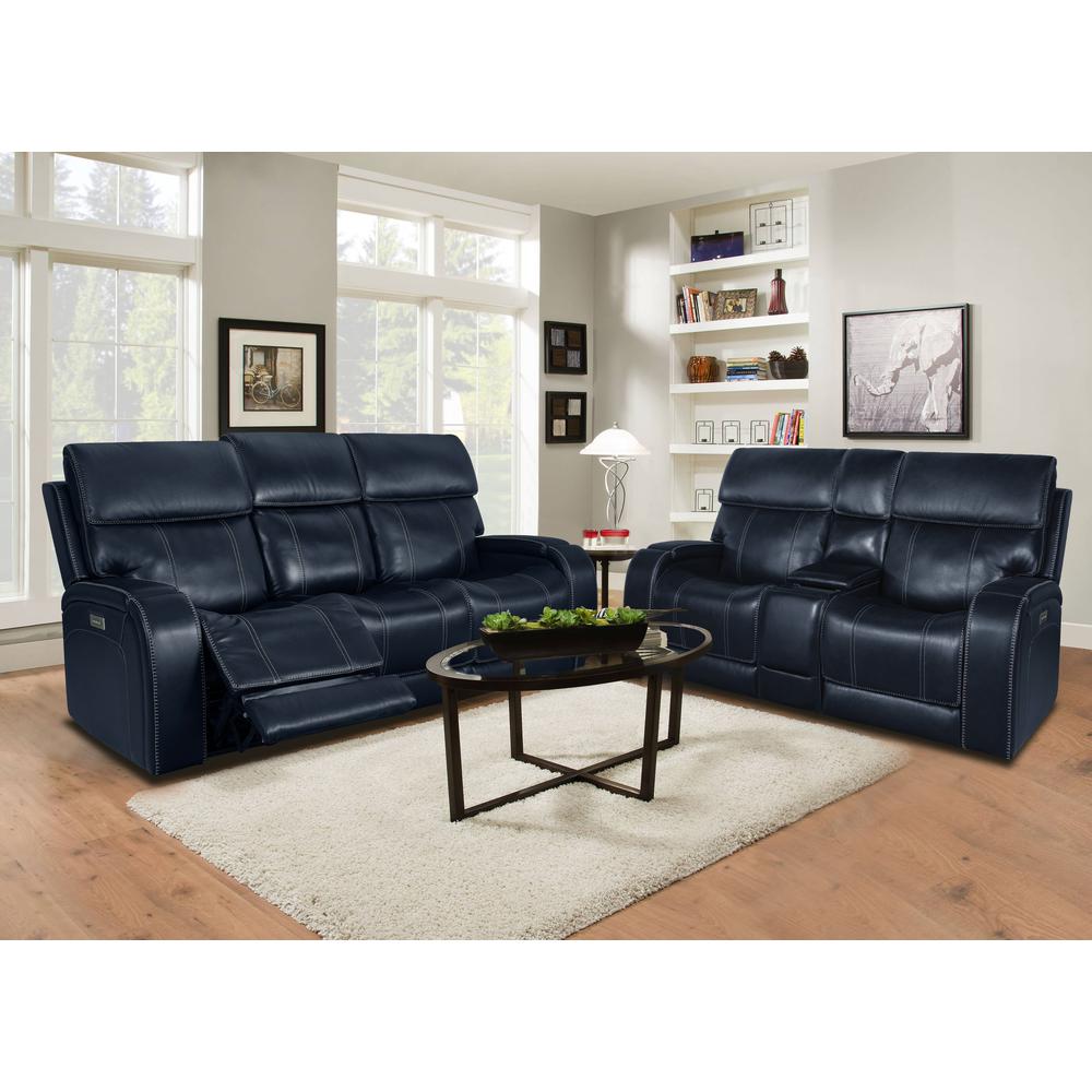 Glenwood Power Recliner w/Power Head Rest & Power Lumbar (Lay Flat)