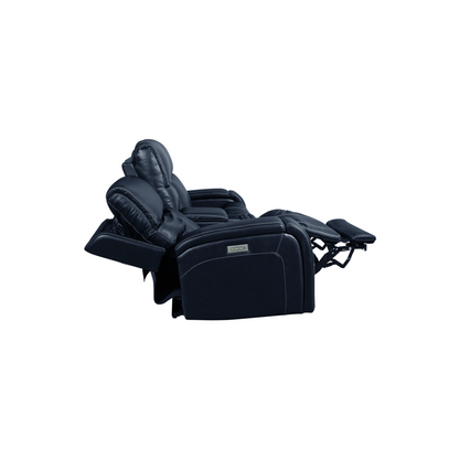 Glenwood Loveseat Console w/Power Recline, Power Head Rests & Power Lumbar