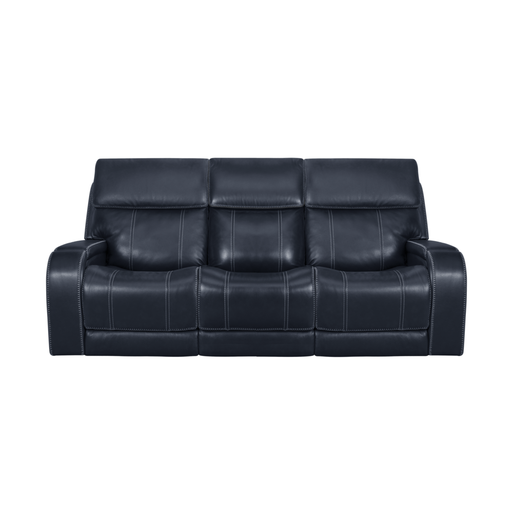 Glenwood Power Recliner w/Power Head Rest & Power Lumbar (Lay Flat)
