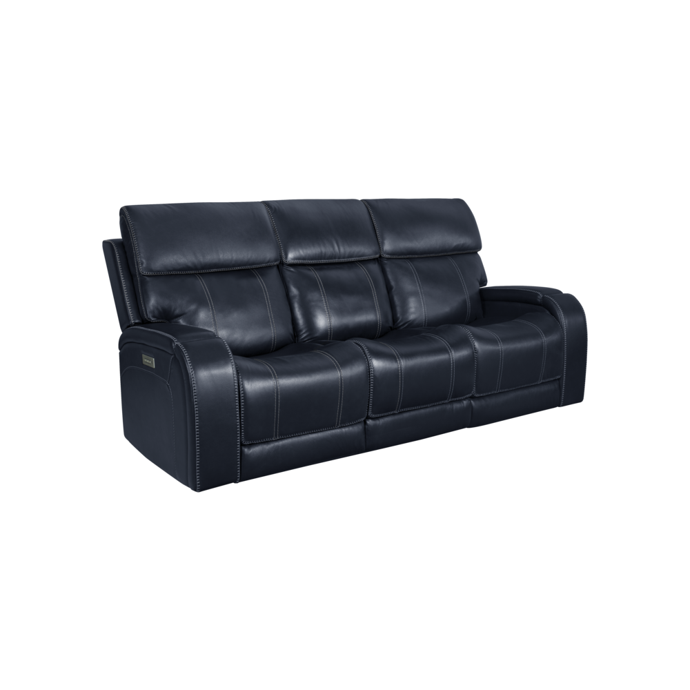 Glenwood Power Recliner w/Power Head Rest & Power Lumbar (Lay Flat)
