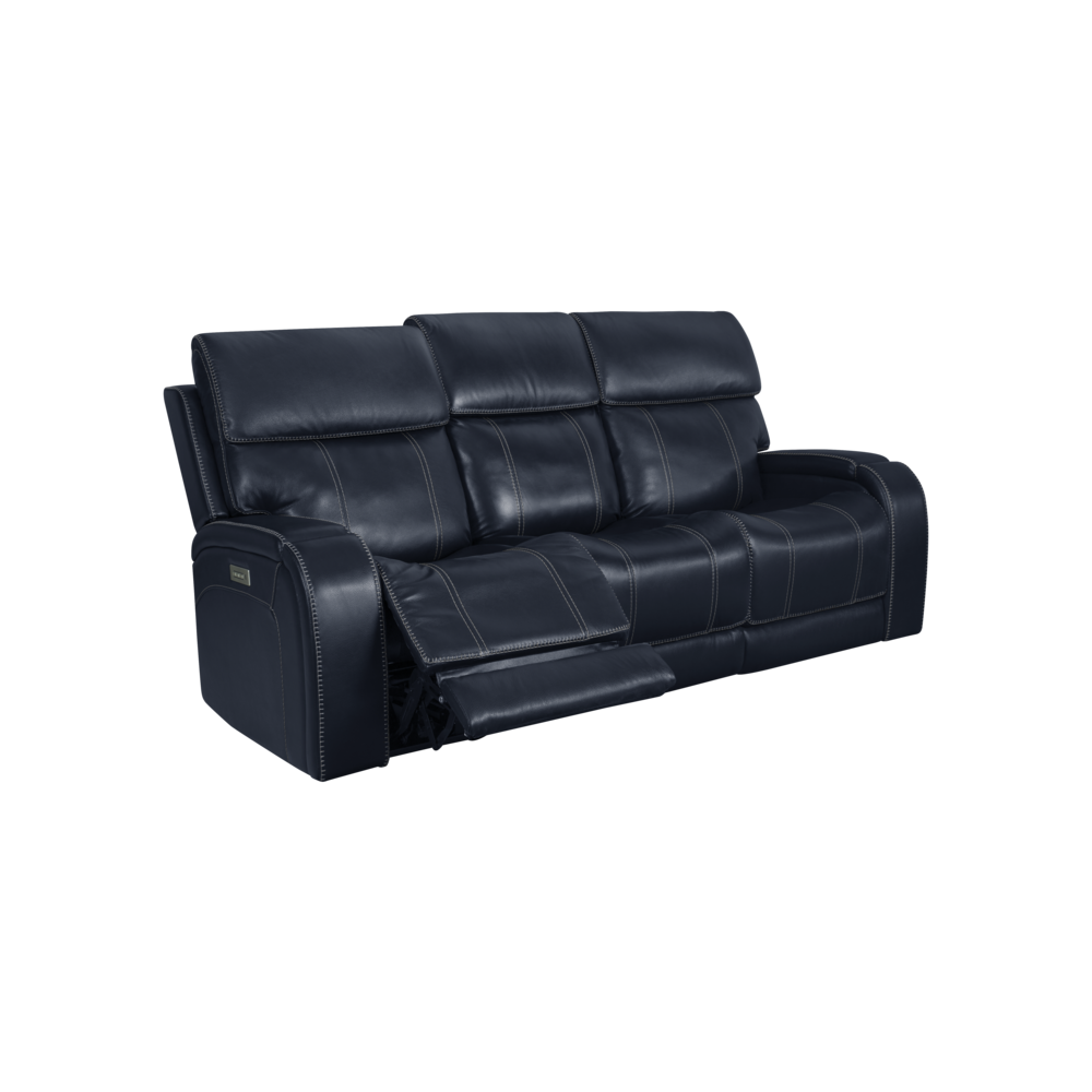 Glenwood Power Recliner w/Power Head Rest & Power Lumbar (Lay Flat)