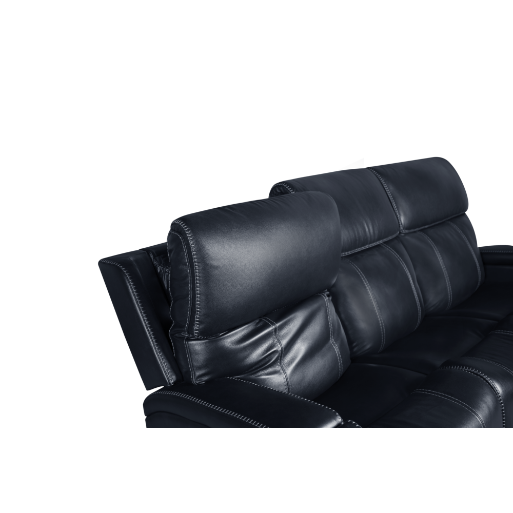 Glenwood Power Recliner w/Power Head Rest & Power Lumbar (Lay Flat)