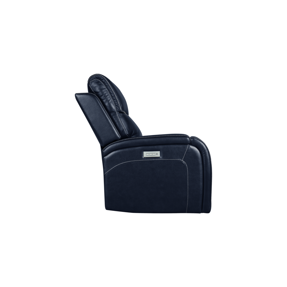 Glenwood Power Recliner w/Power Head Rest & Power Lumbar (Lay Flat)