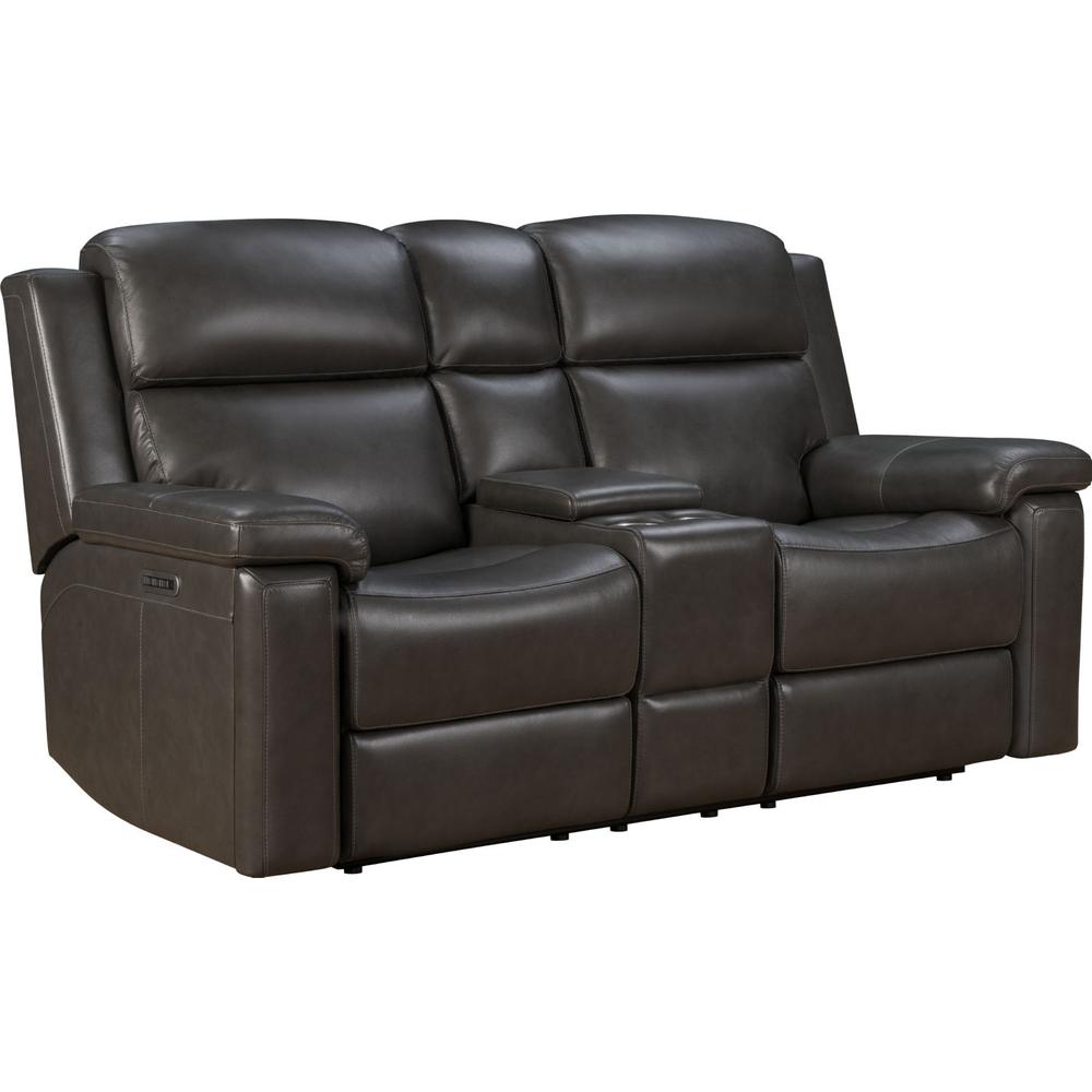 Power Reclining Console Loveseat, Power Head Rests, Power Lumbar, Heat & Massage