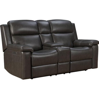 Power Reclining Console Loveseat, Power Head Rests, Power Lumbar, Heat & Massage
