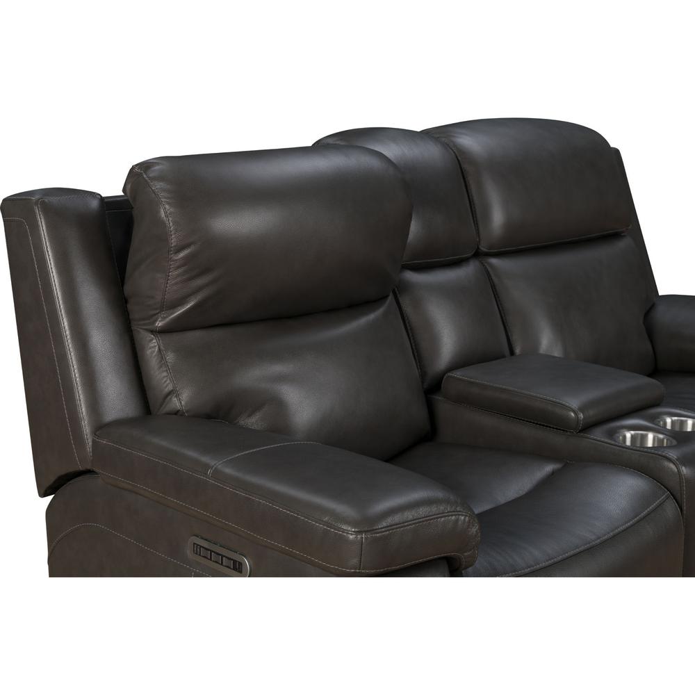 Power Reclining Console Loveseat, Power Head Rests, Power Lumbar, Heat & Massage