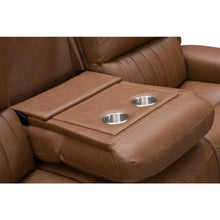 Sofa w/Power Head Rests, Power Lumbar & Drop Down Table w/2 Cup Holders