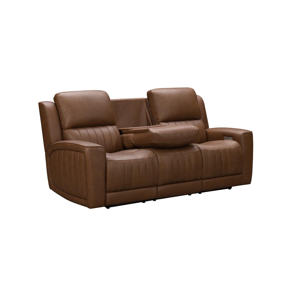 Sofa w/Power Head Rests, Power Lumbar & Drop Down Table w/2 Cup Holders