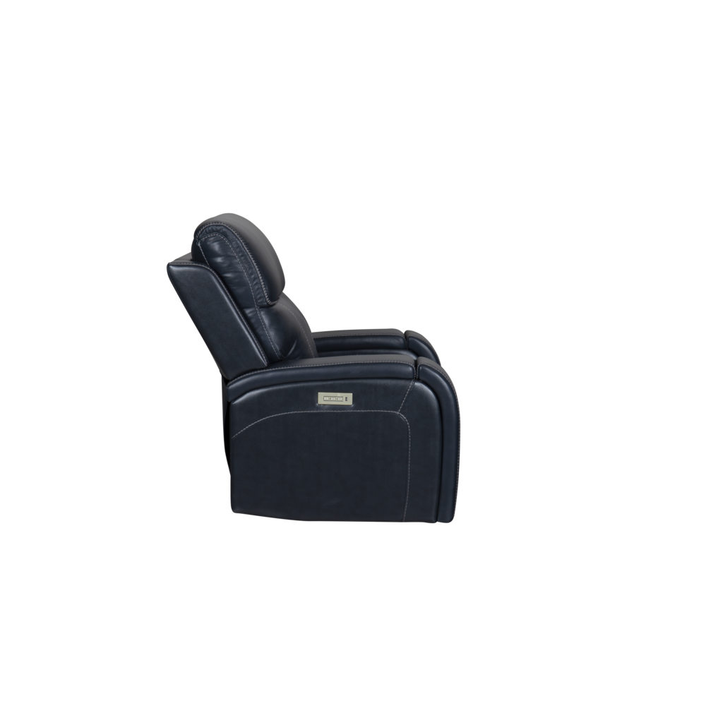 Glenwood Power Recliner w/Power Head Rest & Power Lumbar (Lay Flat)